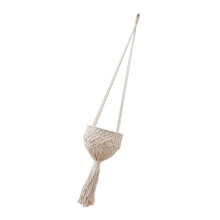 Wall Mounted Planter Basket Handcrafted Cotton Storage-A