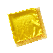 Satins Accessory Cloth Soft Fabric Portable Size for-Yellow
