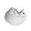 Cute Hedgehog Shape Ceramic Eggs Cup Multifunction-White 1
