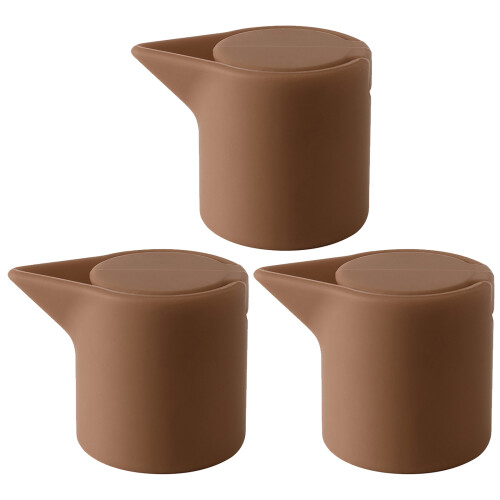 Efficient Wine Bottle Sealers Convenient Silicone-Coffee color