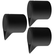 Mehrzweck-Weinkorkenstopfen aus Silikon, flexibles,-Schwarz