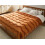 Beliani Blanket KHARI Cotton 200 x 200 cm Orange 2