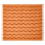 Beliani Blanket KHARI Cotton 200 x 200 cm Orange 6