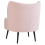 Beliani Armchair OTSBY Boucle Pastel Pink 5