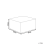 Beliani Pouffe SHERALI Cotton Orange 6
