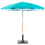 Beliani Market Parasol 232 cm SESTRIERE Turquoise 4