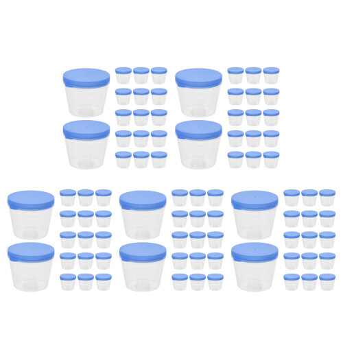 100Pièces D'urine Jetables Plastique Bouchon À Vis 1