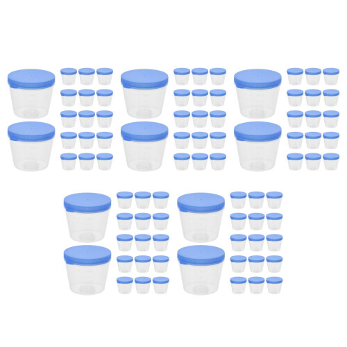 100Pièces D'urine Jetables Plastique Bouchon À Vis 2