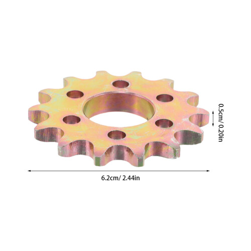 Front Sprocket 14T Metal Silver Durable Gear 1