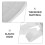 Portable White Shoulder Pad for Heavy Loads with Ergonomic Support 4