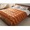 Beliani Blanket KHARI Cotton 150 x 200 cm Orange 2
