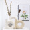Ceramic Doughnut Vase24x21cm Matte Finish 3