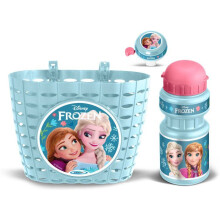 Fahrradzubehör - DISNEY - Die Eiskönigin - Korb, Flasche und Klingel - Für alle Lenkerarten - Ab 3 Jahren