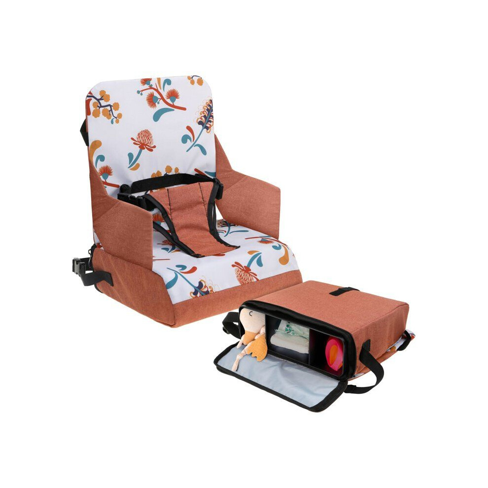 Portable Booster Seat - Grab 'N Go - High Chair 6 Months - 3 Years - Compact, Lightweight With Storage Dreambaby