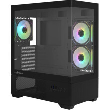 PC-Gehäuse ohne Netzteil - ZALMAN CHRONIX V2 - ZM-CHROV2BK - Mid Tower - ATX-Format - Schwarz