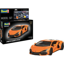 Car Model Kit - REVELL - Model Set - Lamborghini Revuelto - Includes glue, paints, and accessories