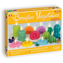 Creative Candle Kit - SENTOSPHERE - DIY Vegetable Candles - 100% Natural Wax - Creative Activity - From 14 years old