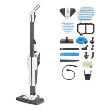 POLTI VAPORETTO SV660 STYLE - 2-in-1 Dampfreiniger - Für alle Böden - 1500 W - 0,5 L - 6 m Kabel - Grau / Weiß