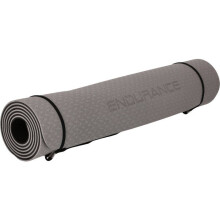 Yoga-Matte - AUSDAUER - 4 mm - Grau