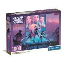 Clementoni - K-Pop Demon Hunters - 1000 Piece Puzzle - Adult Puzzle - From 14 Years - Netflix