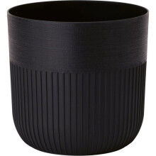 Runder Blumentopf - GARDEN ID - Luca Grande - Ø 30 - 17 L - H 30 cm - Schwarz