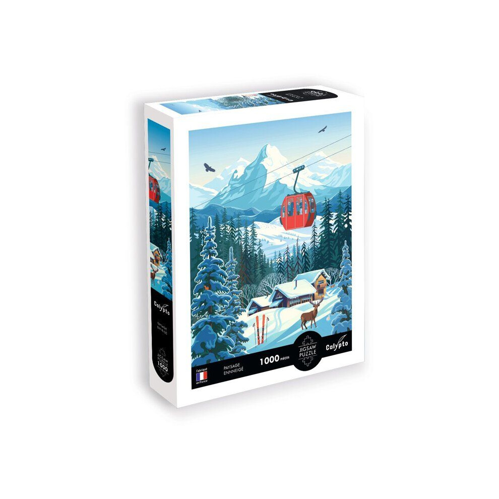 Photos - Jigsaw Puzzle / Mosaic SentoSphere Puzzle -  - Calypto - 1000 pieces - Snowy landscape - Silky touch - From 9 years old 
