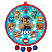 Zielscheibe und Darts - PAT'PATROUILLE - Scratch - 28 cm