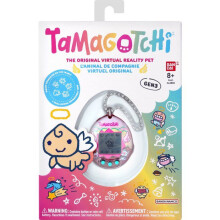 Tamagotchi - BANDAI - Tamagotchi Original - Engel Teetasse - Virtuelles elektronisches Tier mit Farbdisplay, 3 Tasten und Spielen
