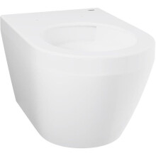 Wand-WC kompakt - GROHE Euro Ceramic - Glasiertes Porzellan - Ohne Spülrand - Weiß