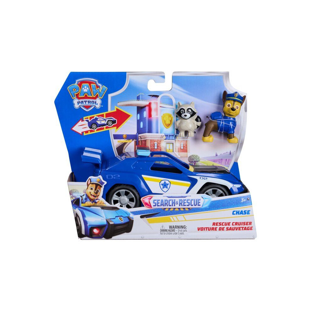 New Spin Master Vehicle And Figurine - Chase - Search & Rescue - Paw Patrol