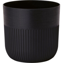 Runder Blumentopf - GARDEN ID - Luca Grande - Ø 40 - 41 L - H 40 cm - Schwarz
