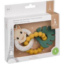 Teething Rings - SOPHIE THE GIRAFFE - Tropic’Rings - 3 rings - Various textures