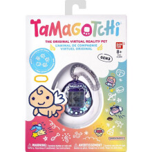 Tamagotchi - BANDAI - Tamagotchi Original - Engel Nachtgarten - Virtuelles elektronisches Tier mit Farbdisplay, 3 Tasten und Spielen
