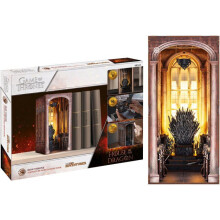 Bücherregal - DIY-Kit zum Bau eines 3D-Modells Buchstütze - REVELL - Tiny Adventures - Game of Thrones - Der eiserne Thron - LED