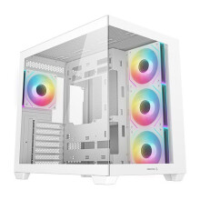PC Behuizing - DEEPCOOL - R-CG530-WHADA4-G-1 - Mini toren - Formaat Mini-ITX / Micro-ATX / ATX & Micro-ATX - 4 ARGB ventilatoren - Wit