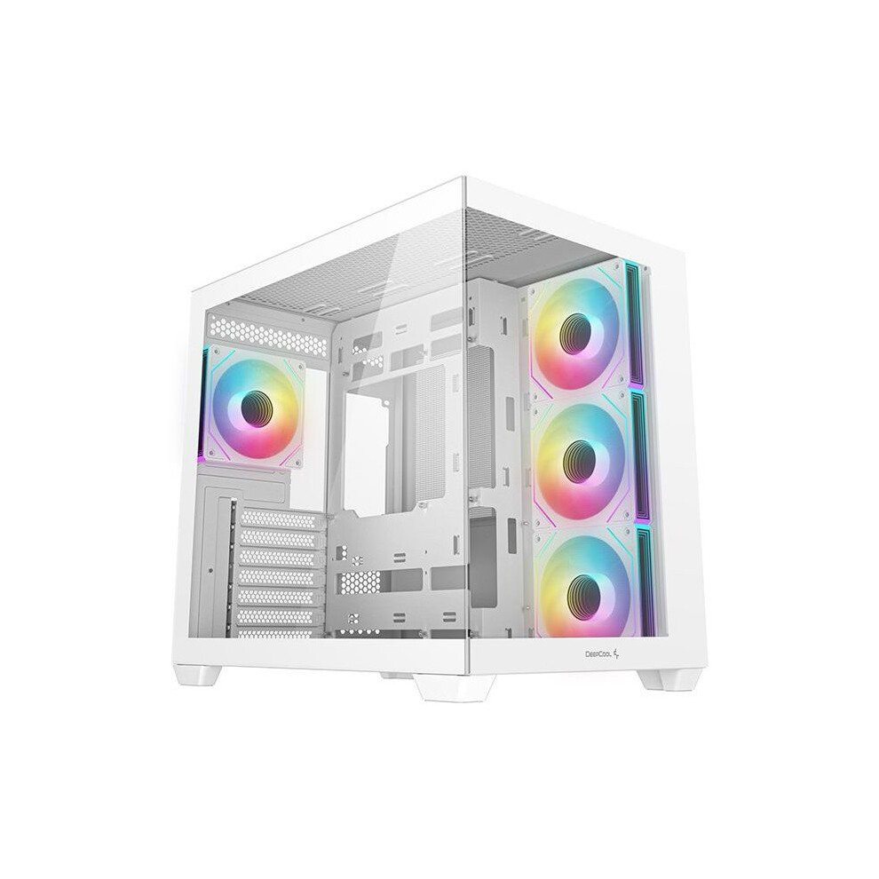 Joom Deepcool Boitier Pc - R-Cg530-Whada4-G-1 - Mini Tour - Format Mini-Itx / Micro-Atx / Atx & Micro-Atx - 4 Ventilateurs Argb - Blanc - Bild 4
