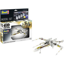 Model Kit - REVELL - Model Set - Star Wars - X-Wing Fighter Carson Teva - Mandalorian - With glue, paints, and accessories