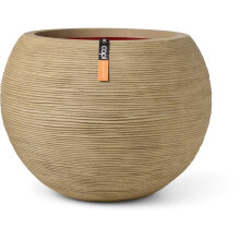 Vase Kugel - CAPI EUROPE - Rib NL - 40 x 32 cm - Beige