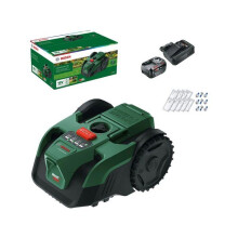 Autonomer Mähroboter - Bosch - VISIMOW18V-100 - 06008E1002 - 4Ah Batterie + Ladegerät - 18V - 16cm Schnittbreite