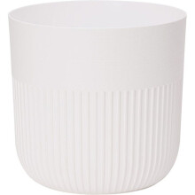 Runder Blumentopf - GARDEN ID - Luca Grande - Ø 30 - 17 L - H 30 cm - Weiß
