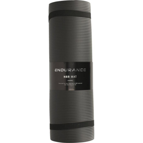 Yogamatte - AUSDAUER - 4 mm - Schwarz 1