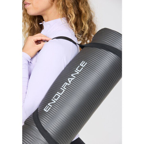 Yogamatte - AUSDAUER - 4 mm - Schwarz 2