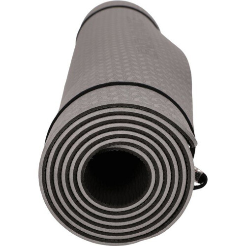 Yoga-Matte - AUSDAUER - 6 mm - Grau 2