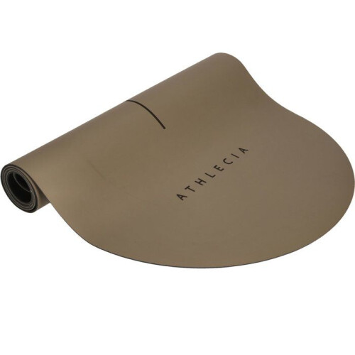 Yoga-Matte - ATHLECIA - Oliveira - 4 mm - Beige 2