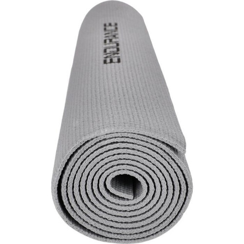 Yoga-Matte - AUSDAUER - 6 mm - Grau 1