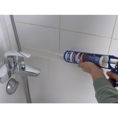 Multi-support sanitary silicone - 60 Chrono - GEB - White - 280 ml 1