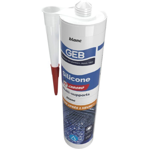 Multi-support sanitary silicone - 60 Chrono - GEB - White - 280 ml 2