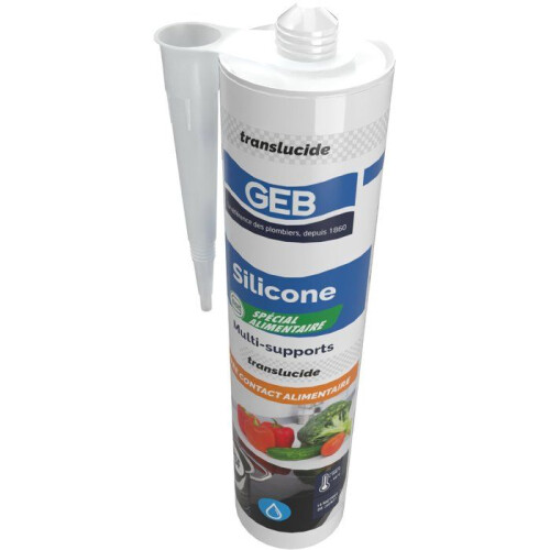 Lebensmittelechtes Silikon - GEB - Transparent - 310 ml 1