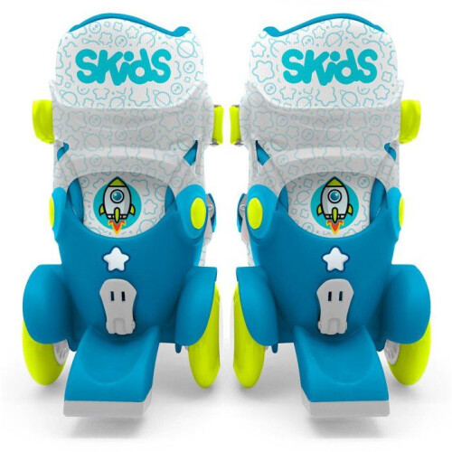 Verstellbare Rollschuhe - STAMP - Skids Control Explore - 4 Räder - Größe 23-26 - Blau 2
