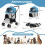 3-in-1 Pet Stroller, Foldable, Up to 15kg, Blue 2